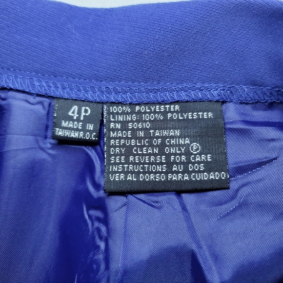 Kasper 2 piece ASL Pant suit Petite Sz 4P - Picture 11 of 12